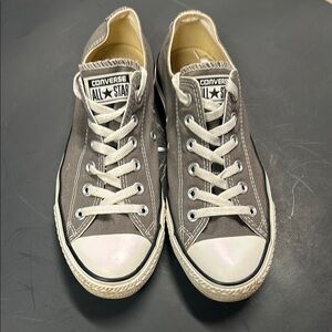 Converse Gray and White Shoes